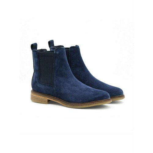 фото Ботинки челси clarks, размер 3,5d uk, синий