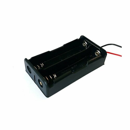 батарейный отсек battery holder for li ion 1x14500 батарейный отсек Батарейный отсек 18650 для Li-Ion аккумулятора, 2 слота, параллельно, 2 шт.