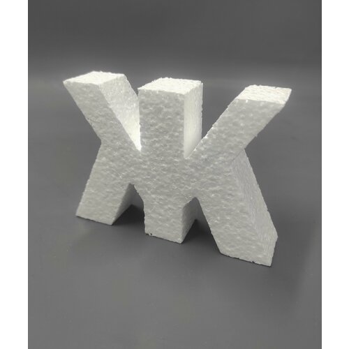 Объемная буква из пенопласта 