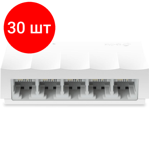 Комплект 30 штук Коммутатор TP-Link LS1005 10100Mb неуправляемый 38864₽