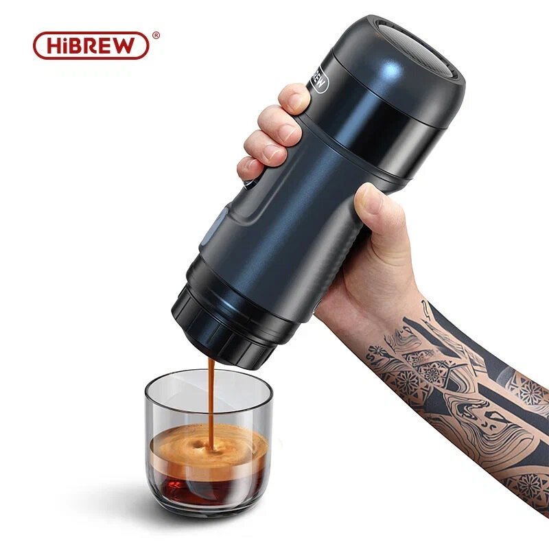 Портативная кофемашина HIBREW AC-505K черный - фотография № 6
