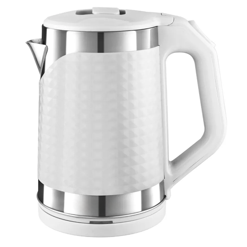 Электрический чайник для воды чайник электрический 18 л электрочайник мощность 2200Вт световой индикатор двойные стенки белый 117000₽