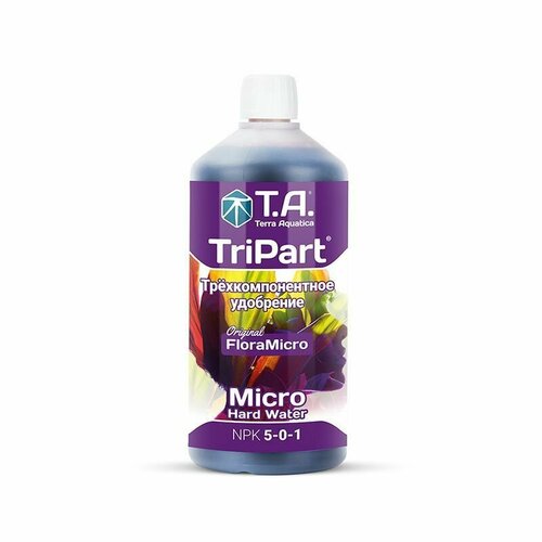 terra aquatica tripart micro hw 1л для жесткой воды удобрение Минеральное удобрение для жесткой воды Flora Micro GHE / Terra Aquatica TriPart Micro 1л