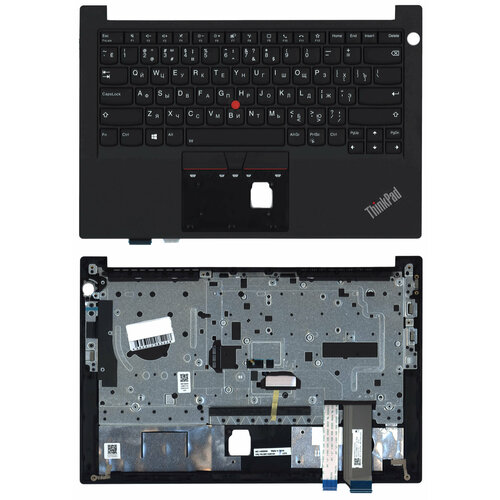 Клавиатура для ноутбука Lenovo Thinkpad E14 gen 2 топкейс v.2 клавиатура для ноутбука lenovo thinkpad t490s fpr топкейс черный