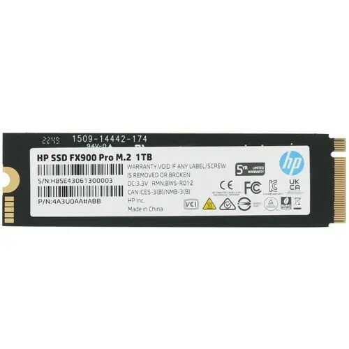 Накопитель SSD HP 1.0Tb FX900 Pro Series (4A3U0AA) - фото №18