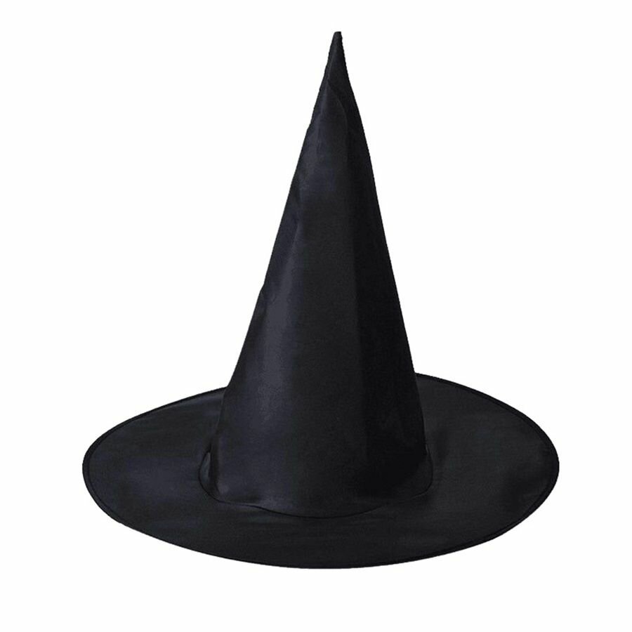 Шляпа ведьмы волшебная шапка хэллоуин магическая черная