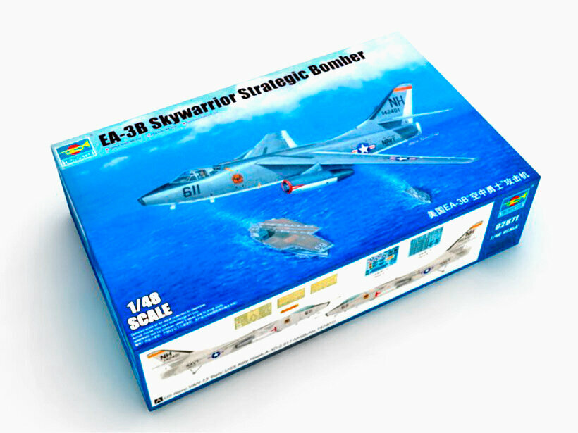 02871 Trumpeter Самолет EA-3B Skywarrior Strategic Bomber (1:48)