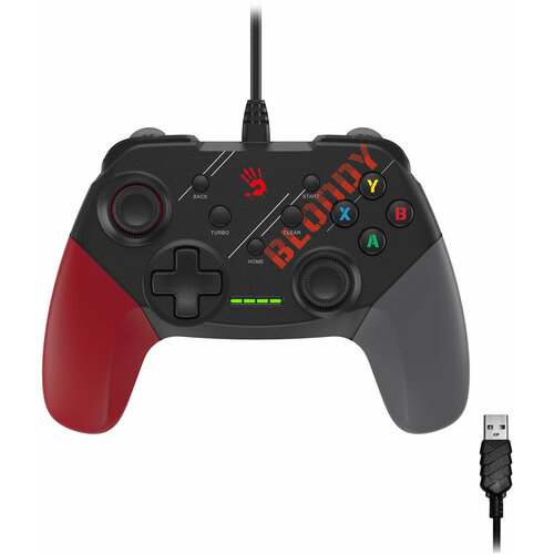 Геймпад A4Tech GP30 Sports черный/красный USB виброотдача обратная связь (GP30 SPORTS RED)