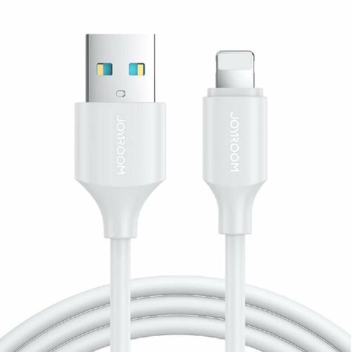 Кабель для зарядки iphone Lightning 2м 2.4A белый кабель joyroom s iw001s usb беспроводная зарядка для apple watch 1 2м белый