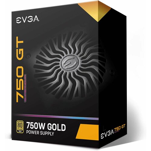 Блок питания EVGA 750 GT Supernova 750W 80+ Gold (220-GT-0750-Y2) блок питания evga 220 g5 0650 x2