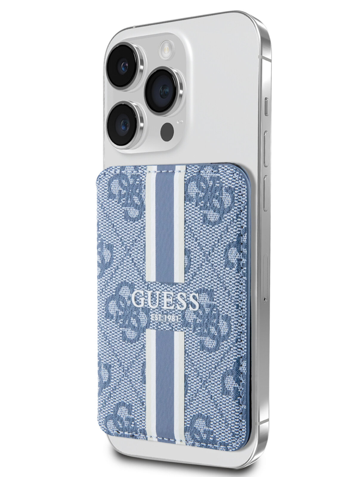 Бумажник GUESS Wallet Cardslot MagSafe PU 4G Stripes