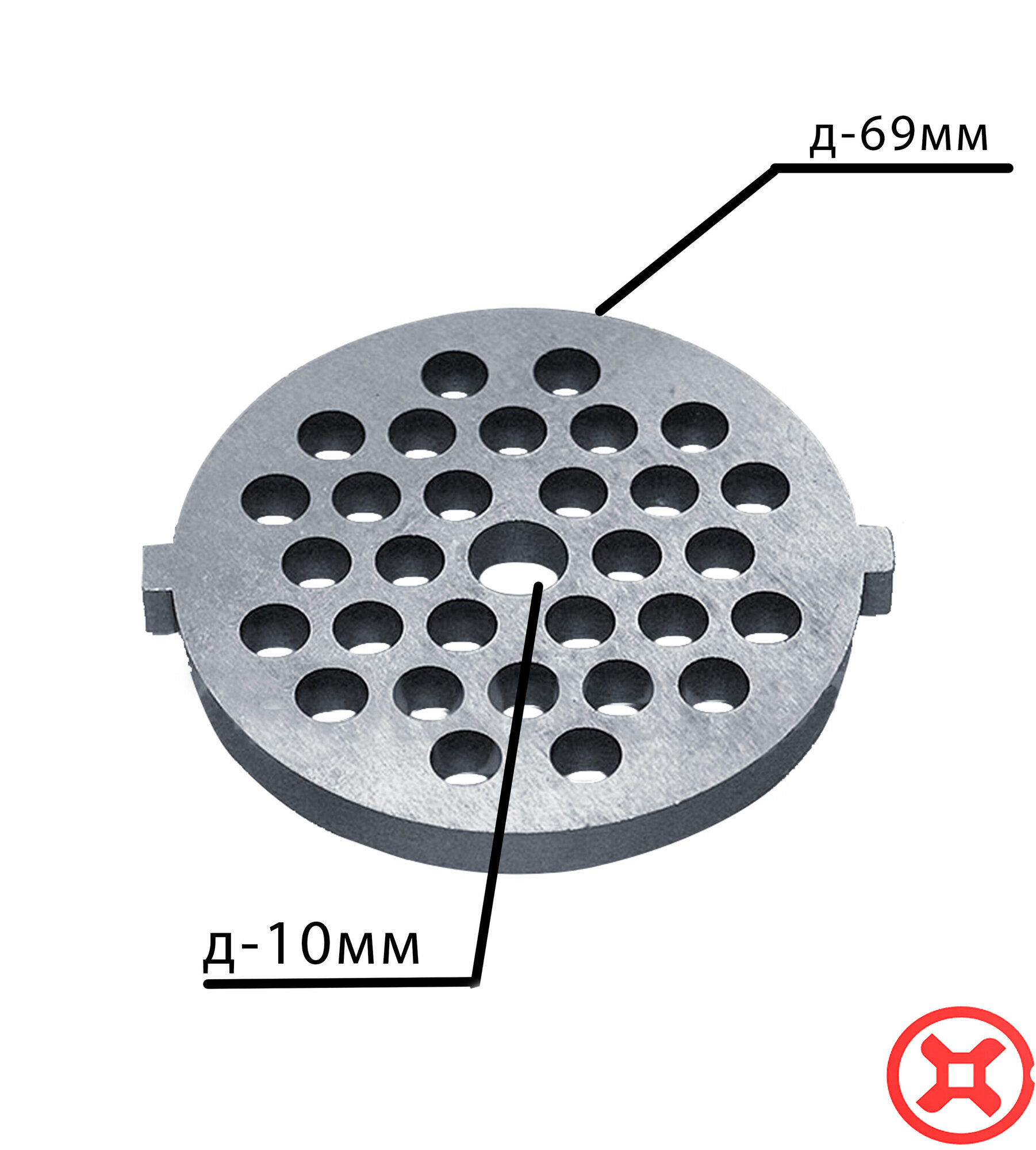 Решетка для мясорубки Leran MG300G (Д-69мм)