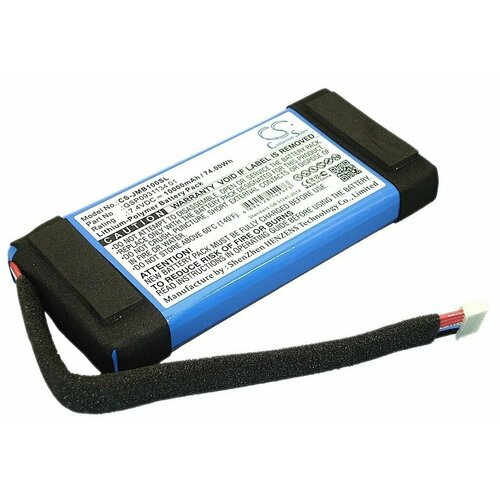 Аккумулятор для акустики JBL Boombox, GSP0931134 01, CS-JMB100SL, 7.4V, 10000mAh, код mb075366