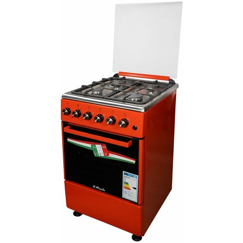 Газовая плита il Monte FO-GE5005 RED 50 см С Электрической духовкой 52 л 3496500₽