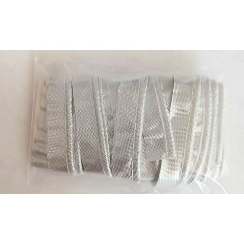 Кант металлизированный серебро 12мм (5144), 5 метров