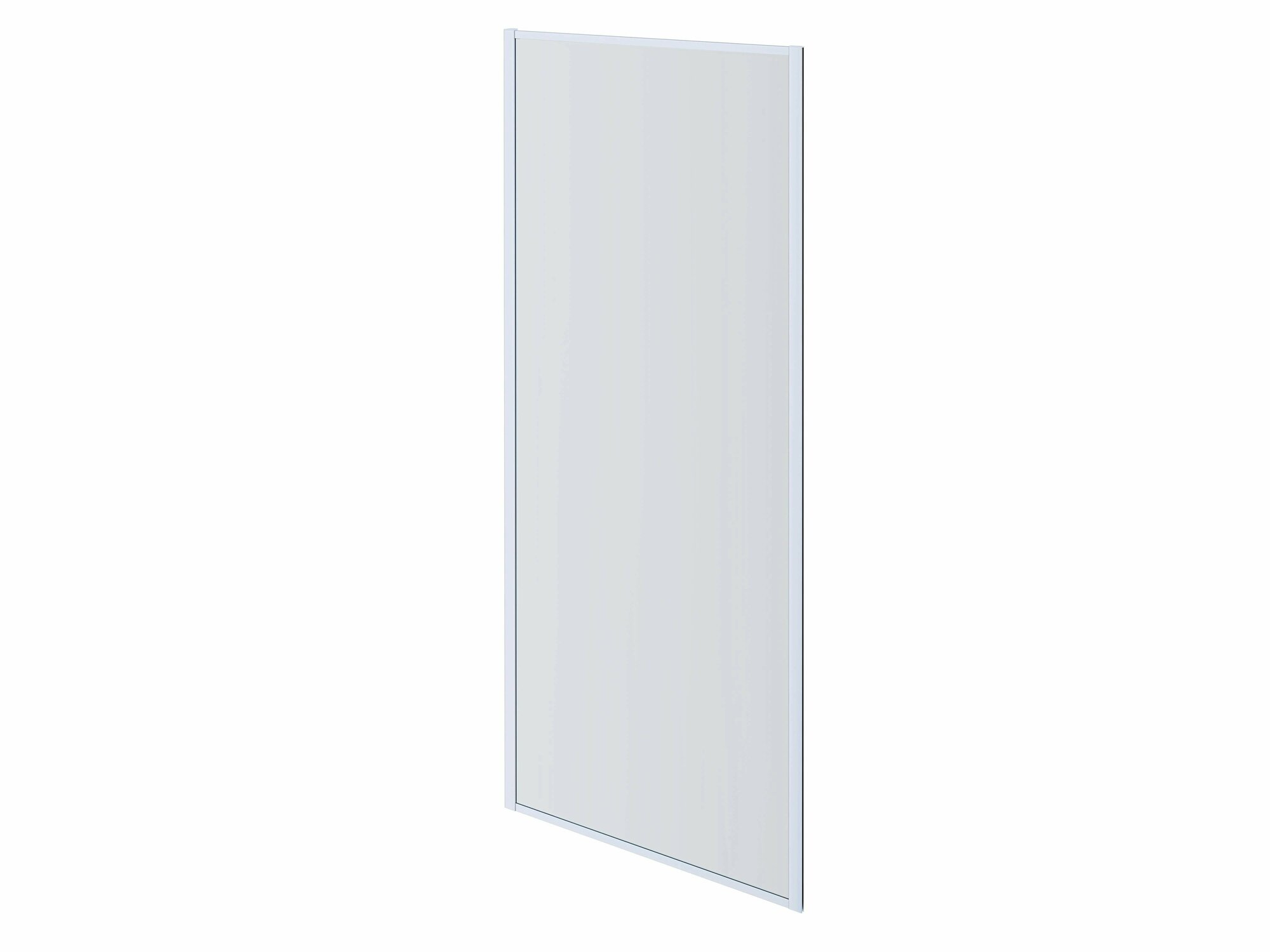 Душевая стенка Aquatek 100x200, неподвижная для комбинации с дверью, профиль черный, стекло прозрачное (AQ ARI WA 10020BL)