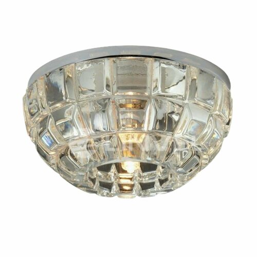 Cветильник потолочный встраиваемый V 638 CH CLEAR 12V 35W G5.3 67*27*18*, комплект 8 штук