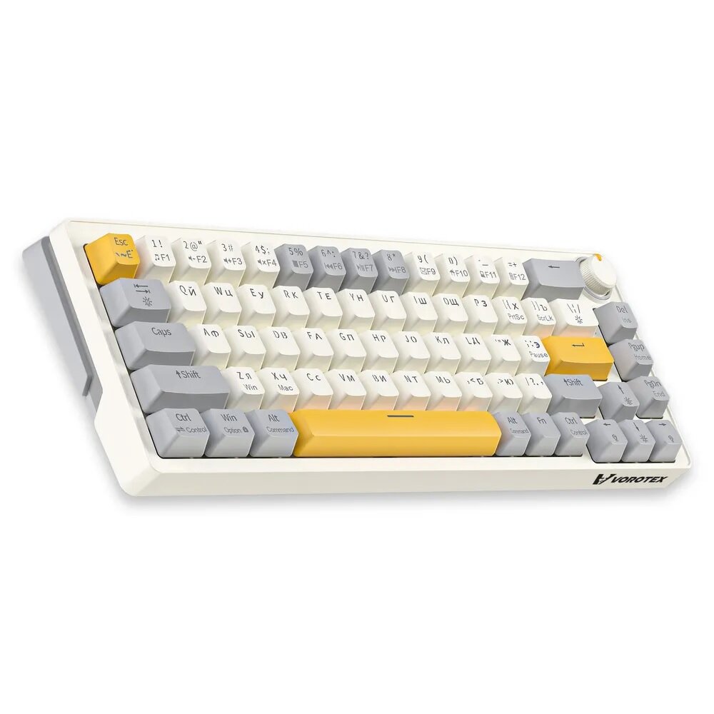 Клавиатура игровая проводная VOROTEX K680 Rose Switch, русская раскладка — фото 3