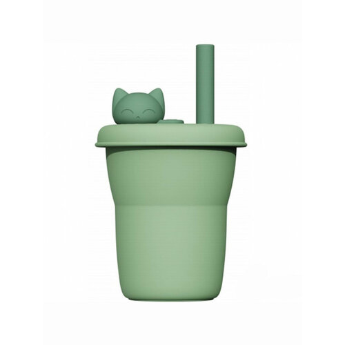 фото Силиконовый стакан jordan judy silicone сup kitten 480 ml green (kt054) jordan&judy