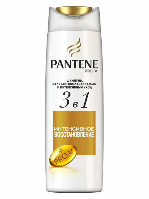 Шампунь и бальзам-ополаскиватель Pantene Pro-V 3 в 1 Дополнительный объем, 360 мл - фото №12