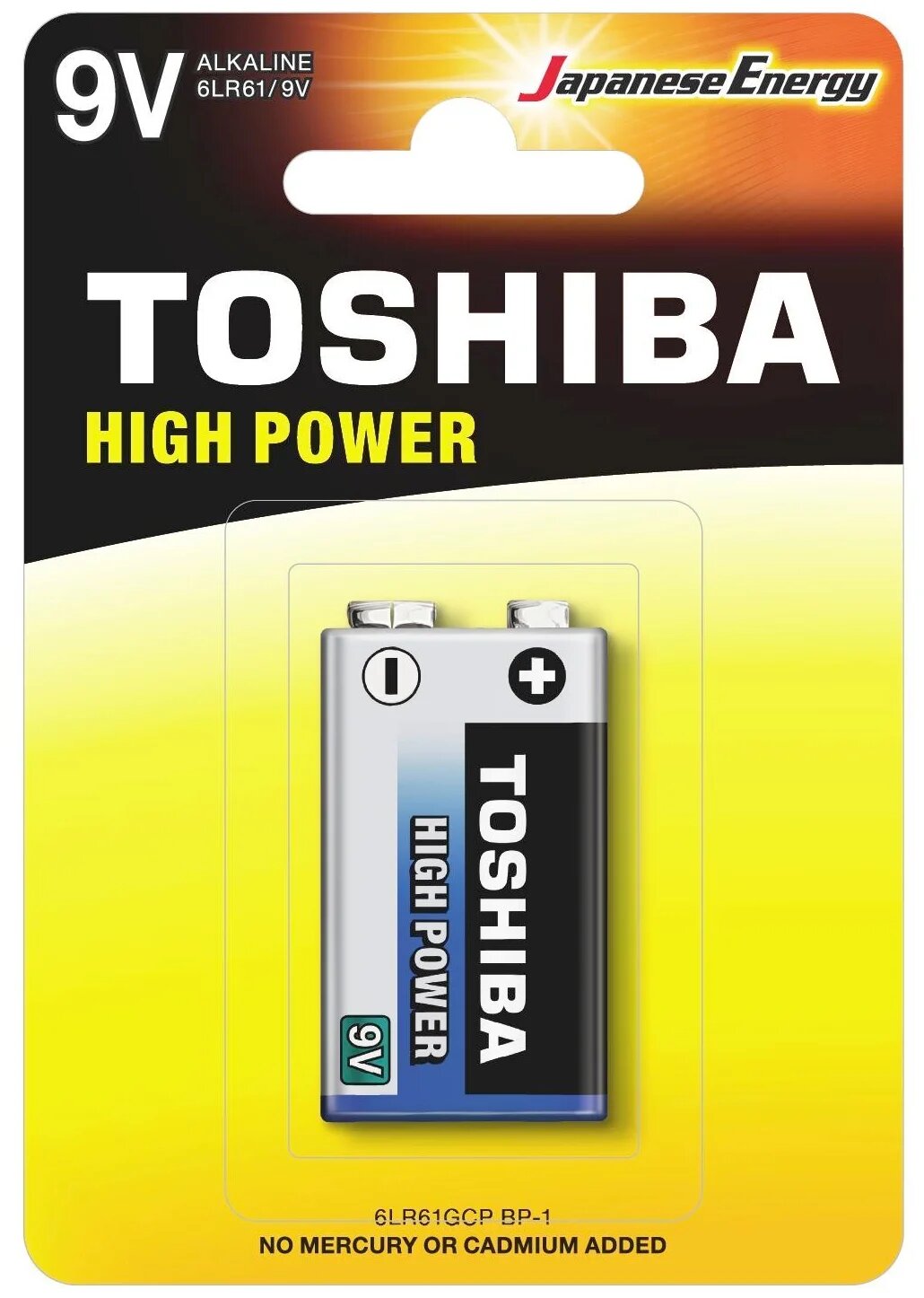 Батарейка Toshiba High Power 6LR61 9V 1шт - фото №4