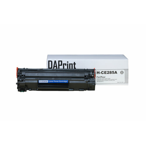 Картридж DAPrint CE285A (85A) для принтера HP и 725 для принтера Canon, черный (2100 стр)