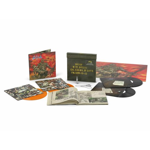 Виниловая пластинка Sodom - M-16 (20th Anniversary Edition) (remastered) (Deluxe Box Set) (2x Orange Vinyl & 2x Black Vinyl) (4 LP)