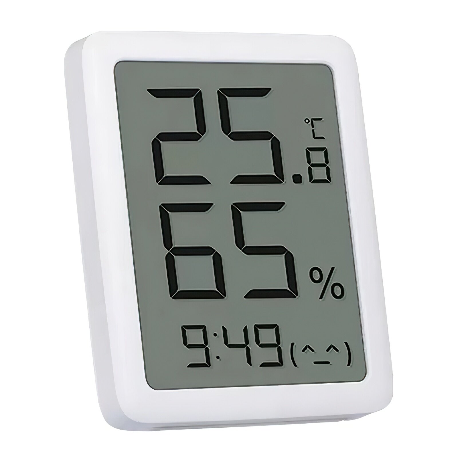 Метеостанция с часами, термометр-гигрометр Xiaomi MiaoMiaoCE Measure Thermometer LCD (MHO-C601) Датчик измерения температуры и влажности в помещении