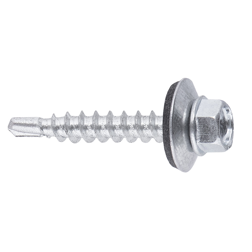 фото Кровельные саморезы оцинкованные FIXBERG 6,3х64 мм 15 шт