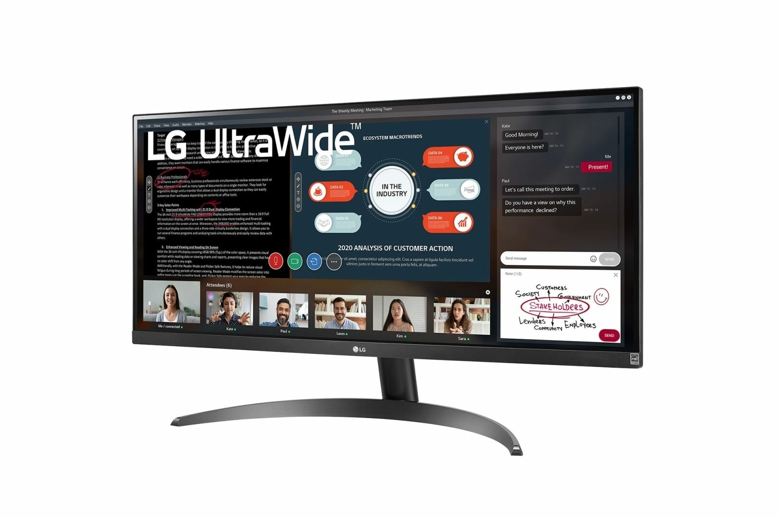 Монитор LG UltraWide 29" (29WP500-B)