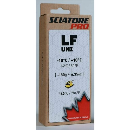 Парафин SCIATORE LF Uni (-10/+10) 180г парафин sciatore lf grafit 5 5 45г