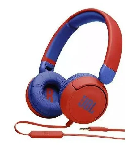 Наушники JBL JR310, mini jack 3.5 mm, red