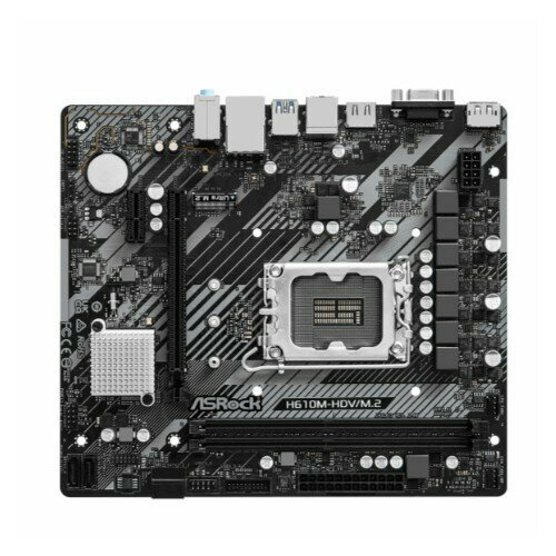 Asrock Материнская плата H610M-HDV M2 R20 LGA 1700 Intel H610 mATX Ret 723000₽
