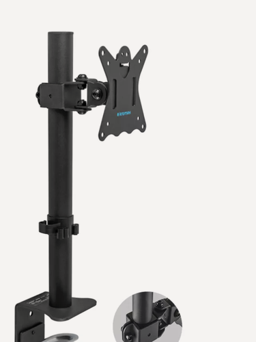 Изображение товара KROMAX CASPER-505 BLACK Настольный кронштейн для мониторов