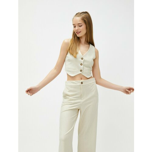 фото Топ koton, размер m, бежевый