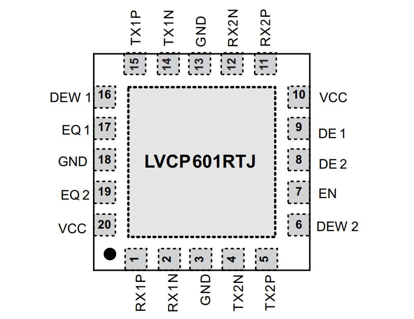 Микросхема SN75LVCP601RTJT