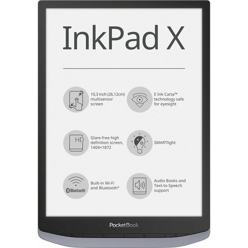 Электронная книга PocketBook InkPad X PB1040-J-WW 39999₽