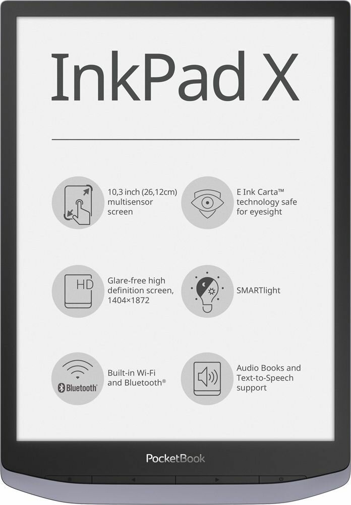 Электронная книга PocketBook InkPad X (PB1040-J-WW)