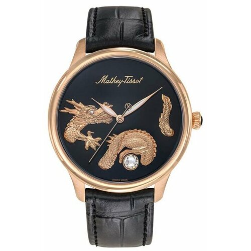 фото Наручные часы mathey-tissot, черный, золотой