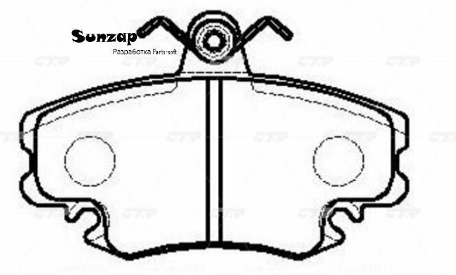 CTR GK0925 Колодки RENAULT (LOGAN PH1,2, CLIO, SANDERO )/LADA (LARGUS)