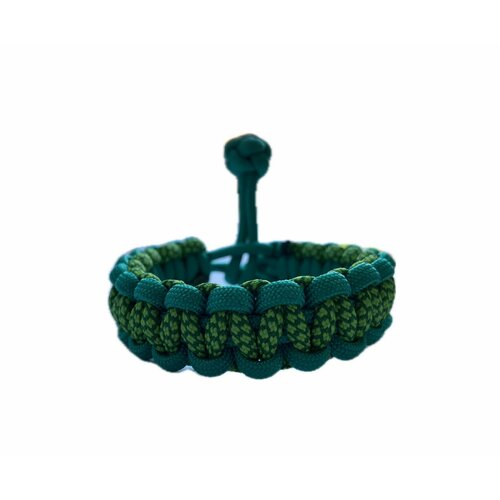 фото Славянский оберег, плетеный браслет зеленый дракоша, 1 шт., размер 7.5 см, размер one size, диаметр 7.5 см, зеленый sunny street