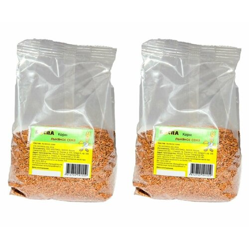 Боспа Корм сухой Льняное семя, 400 г, 2 уп