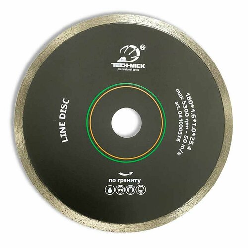 Алмазный диск Ø180x1,6x7,0x25,4 LINE DISC TECH-NICK