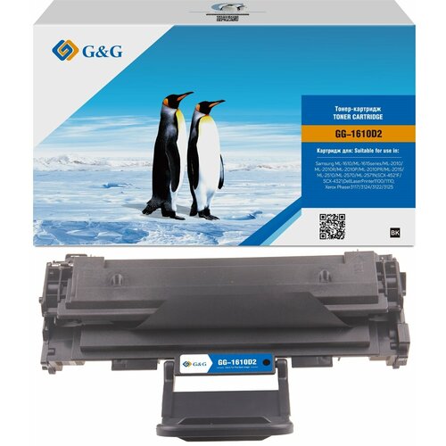 Картридж лазерный G&G GG-1610D2 черный картридж colortek ml 1610d2 2000 стр черный