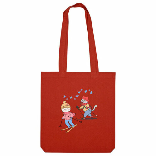 фото Сумка шоппер us basic, красный