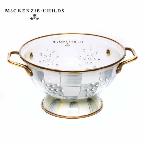 Дуршлаг малый MacKenzie-Childs Sterling Check
