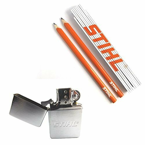 Зажигалка Stihl, ветрозащищенная, заполняемая бензином, 56х36х12 мм