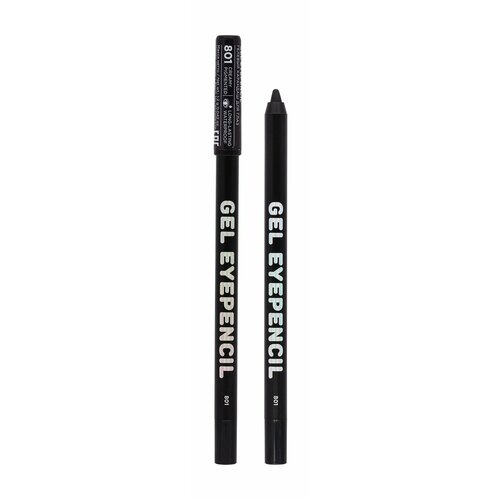 Гелевый карандаш для глаз с матовым финишем / 801 Черный / Parisa Cosmetics Gel Eyepencil
