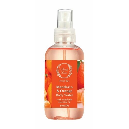 Дымка для тела с эфирным маслом мандарина / Fresh Line Mandarin & Orange Body Water