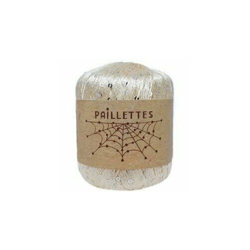 Пряжа Paillettes Wool Sea (062), 50г, 275м, 100% полиэстер (2 шт.)